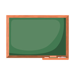 chalkboard school isolated icon vector illustration