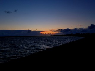 Fototapeta premium Sonnenuntergang an der Nordsee