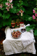 Duck Breast with Cherry Sauce..style rustic
