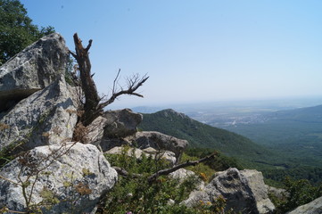 Красивый вид на окрестности Пятигорска