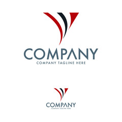 Fototapeta premium Creative Letter Y and T Logo Template