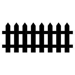 Fence icon, logo isolated on white background