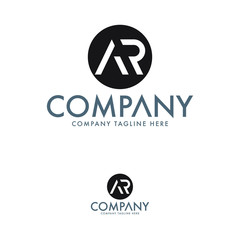 Modern letter AR Logo Template