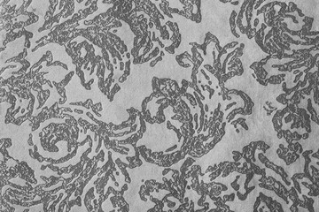 Gray surface of nap fabric, velours. Texture for background and design.