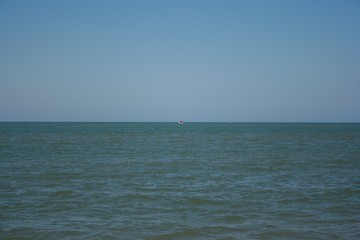 Spanish beach with clear water Huelva