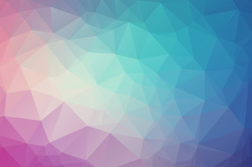 Obraz premium blue purple Low poly crystal background. Polygon design pattern. blue purple Low poly vector illustration, low polygon background.