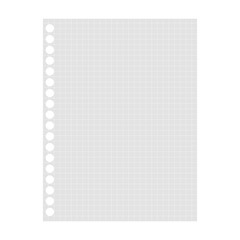 sheet of notebook paper icon