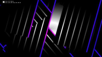 Naklejka premium Abstract vector background. Geometric Lines - Creative and Inspiration Design