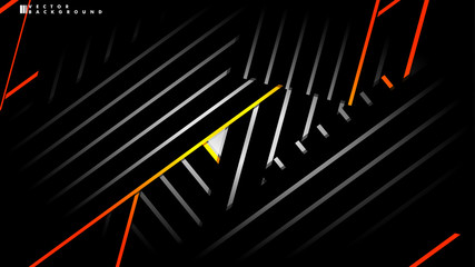 Fototapeta premium Abstract vector background. Geometric Lines