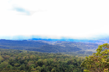 Fototapeta premium Mountains view,Mountains in the North of Thailand,Chiang Mai Province