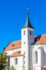 square in Stribro, Czech Republic