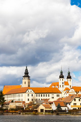 Fototapeta premium old town in Telc, Czech Republic