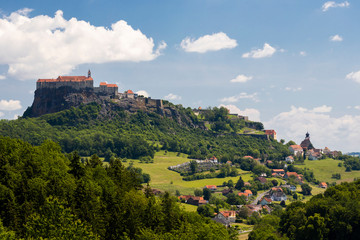 Obraz premium Town Riegersburk in Styria, Austria