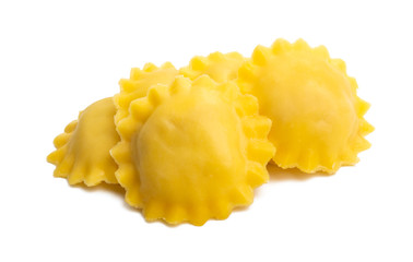 italian ravioli isolated