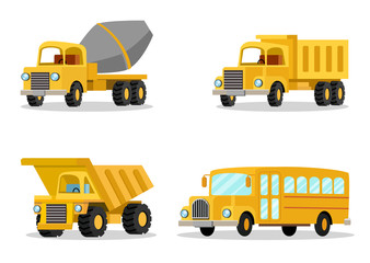 transportation set © Colorfuel Studio