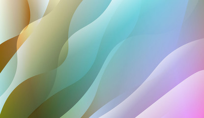 Wave Abstract Background. For Elegant Pattern Cover Book. Vector Illustration with Color Gradient.