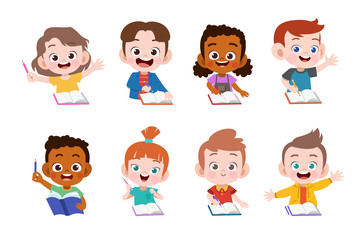 Obraz premium kids study