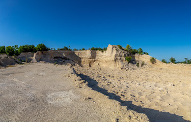 sand pit in the Ukrainian reserve of medobory.