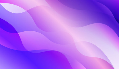 Blurred Decorative Design In Abstract Style With Wave, Curve Lines. For Creative Templates, Cards, Color Covers Set. Vector Illustration with Color Gradient.