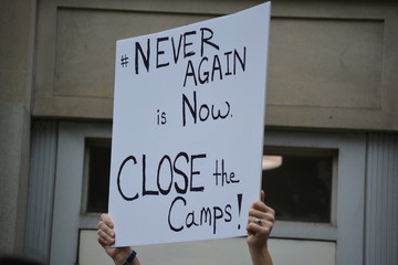 Close the Camps rally