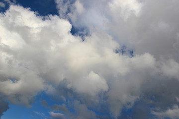 blue sky with clouds