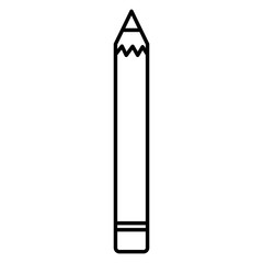 school pencil supply isolated icon