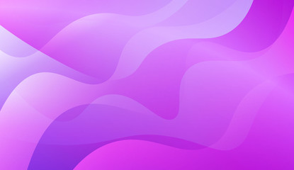 Blurred Decorative Design In Abstract Style With Wave, Curve Lines. For Creative Templates, Cards, Color Covers Set. Vector Illustration with Color Gradient.