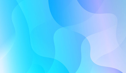 Wave Abstract Background. For Design Flyer, Banner, Landing Page. Vector Illustration with Color Gradient.