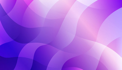 Blurred Decorative Design In Abstract Style With Wave, Curve Lines. For Creative Templates, Cards, Color Covers Set. Vector Illustration with Color Gradient.