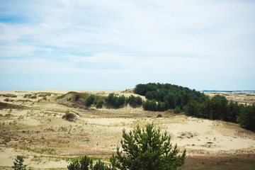 Baltic Sea Curonian Spit Sand-Dunes, UNESCO World Heritage Site.