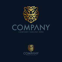 Luxury Lion Logo Design Template