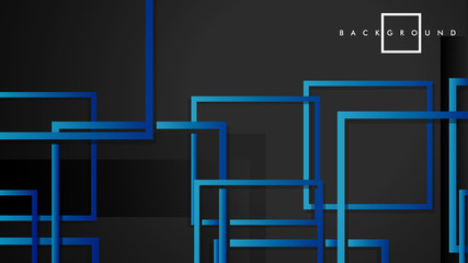 Vector Modern Abstract Squares Backgrounds . with a black green gradient. eps 10 template