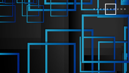 Vector Modern Abstract Squares Backgrounds . with a black green gradient. eps 10 template