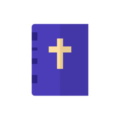 Bible flat vector icon