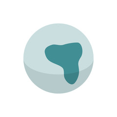 africa flat vector icon