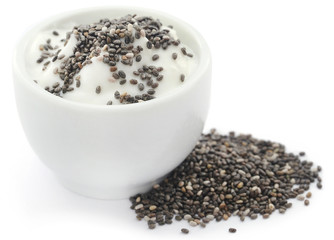 Yogurt with chia seeds