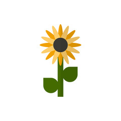 easter flowers flat vector icon