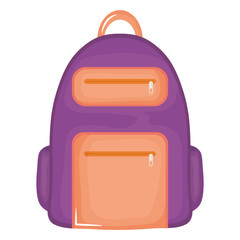 schoolbag supply education isolated icon