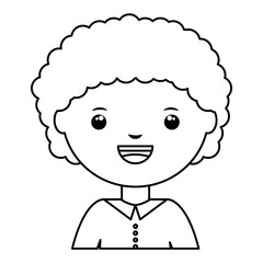 cute little student boy character