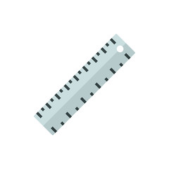 ruler flat vector icon