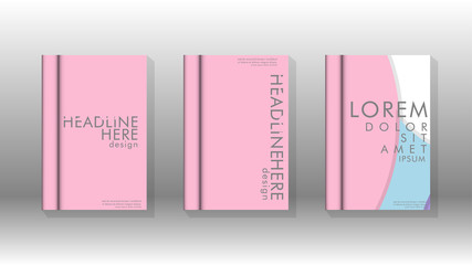 Abstract low circle shape background for corporate business annual report book cover brochure flyer poster. Eps10 vector template