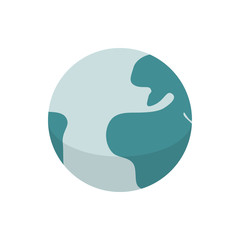 Earth flat vector icon