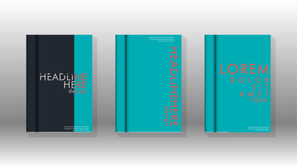 Background of abstract book cover layout. For brochures, magazines, vector templates, etc. Modern designs form geometric patterns in EPS 10