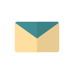 message flat vector icon