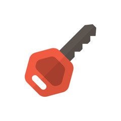 key flat vector icon