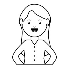 young female teacher education character