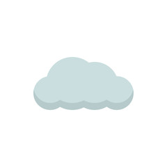 cloud flat vector icon