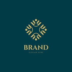 Fototapeta premium Elegant ornament logo design template