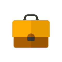 briefcase flat vector icon
