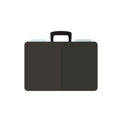 briefcase flat vector icon